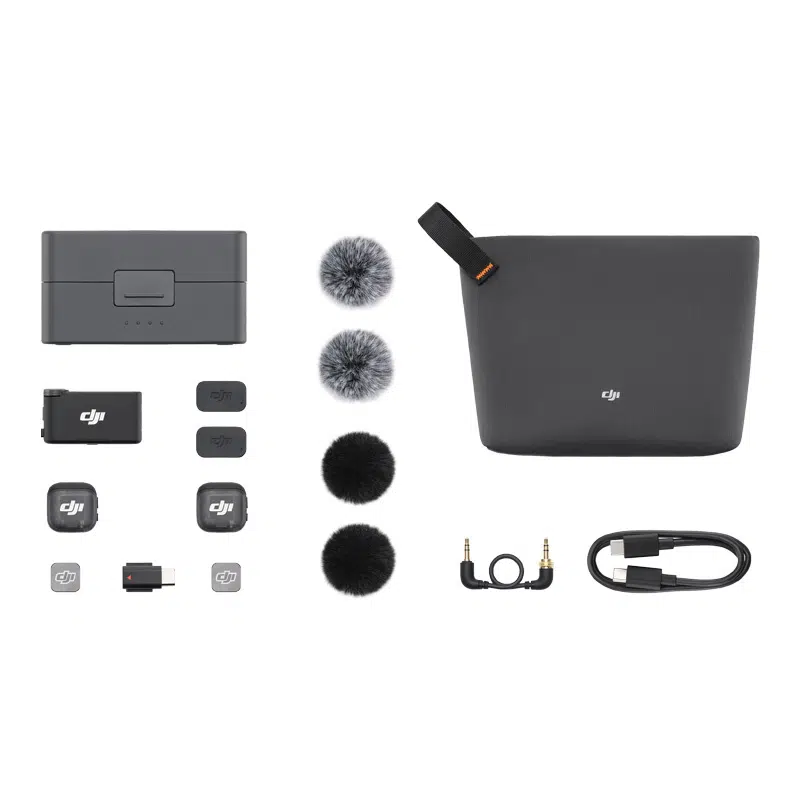 Wynajem bezprzewodowy system transmisji audio DJI Mic 3